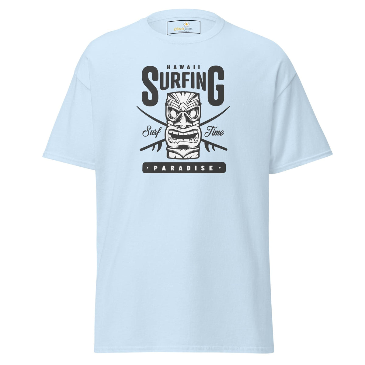 Unisex classic t-shirt - SUMMER HAWAI SURFING PARADISE - REGULAR - Light Blue / S