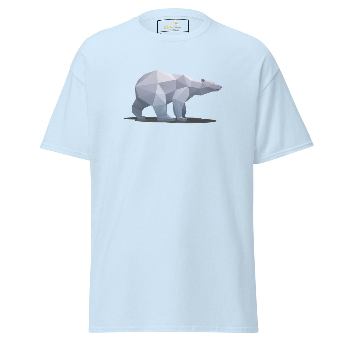 Unisex classic t-shirt - WILD LIFE ICE BEAR - REGULAR - Light Blue / S
