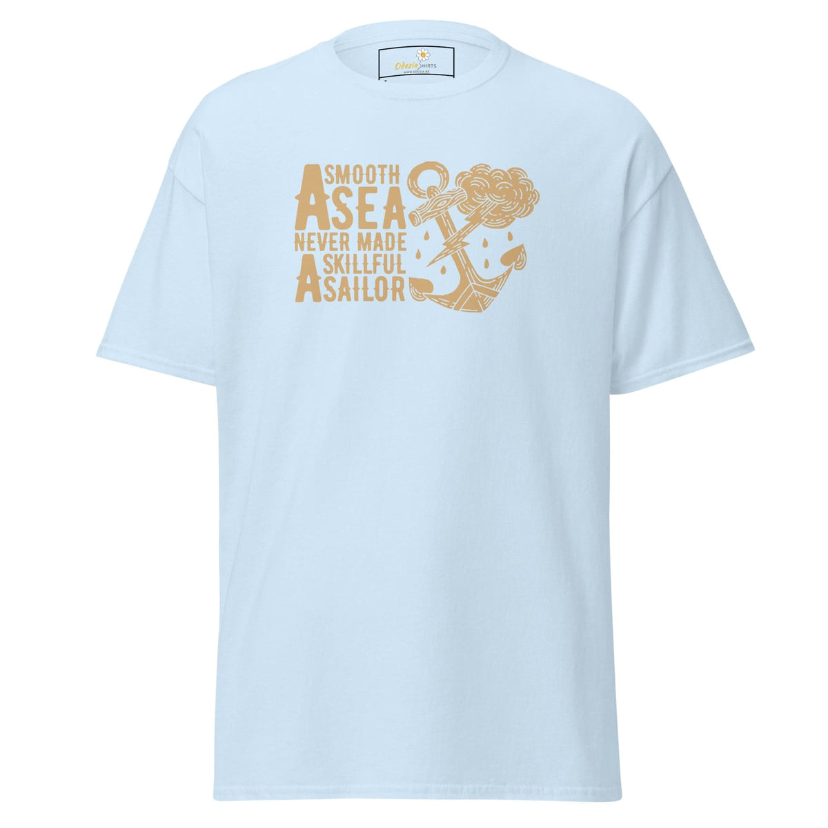 Unisex classic t-shirt - SEALIFE SMOOTH SEA MADE SAILOR - REGULAR - Light Blue / S