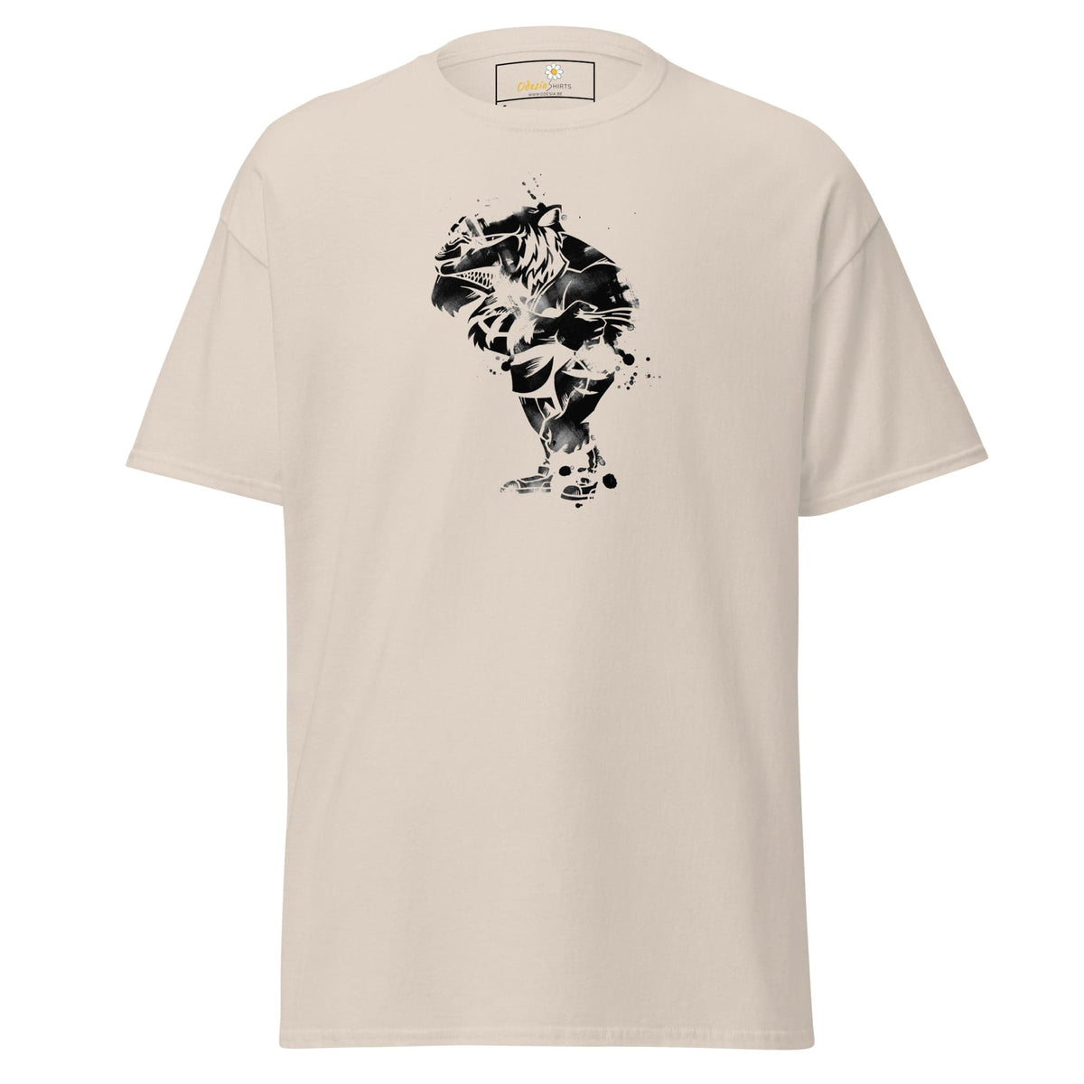 Unisex classic t-shirt - FANTASY STRANGE DUDE - REGULAR - Natural / S