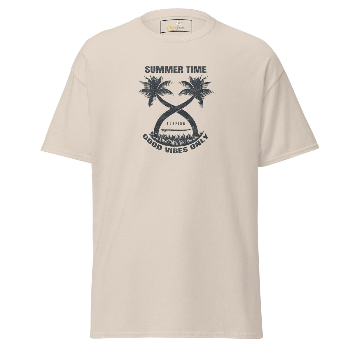 Unisex classic t-shirt - SUMMER PARADISE TREES - REGULAR - Natural / S