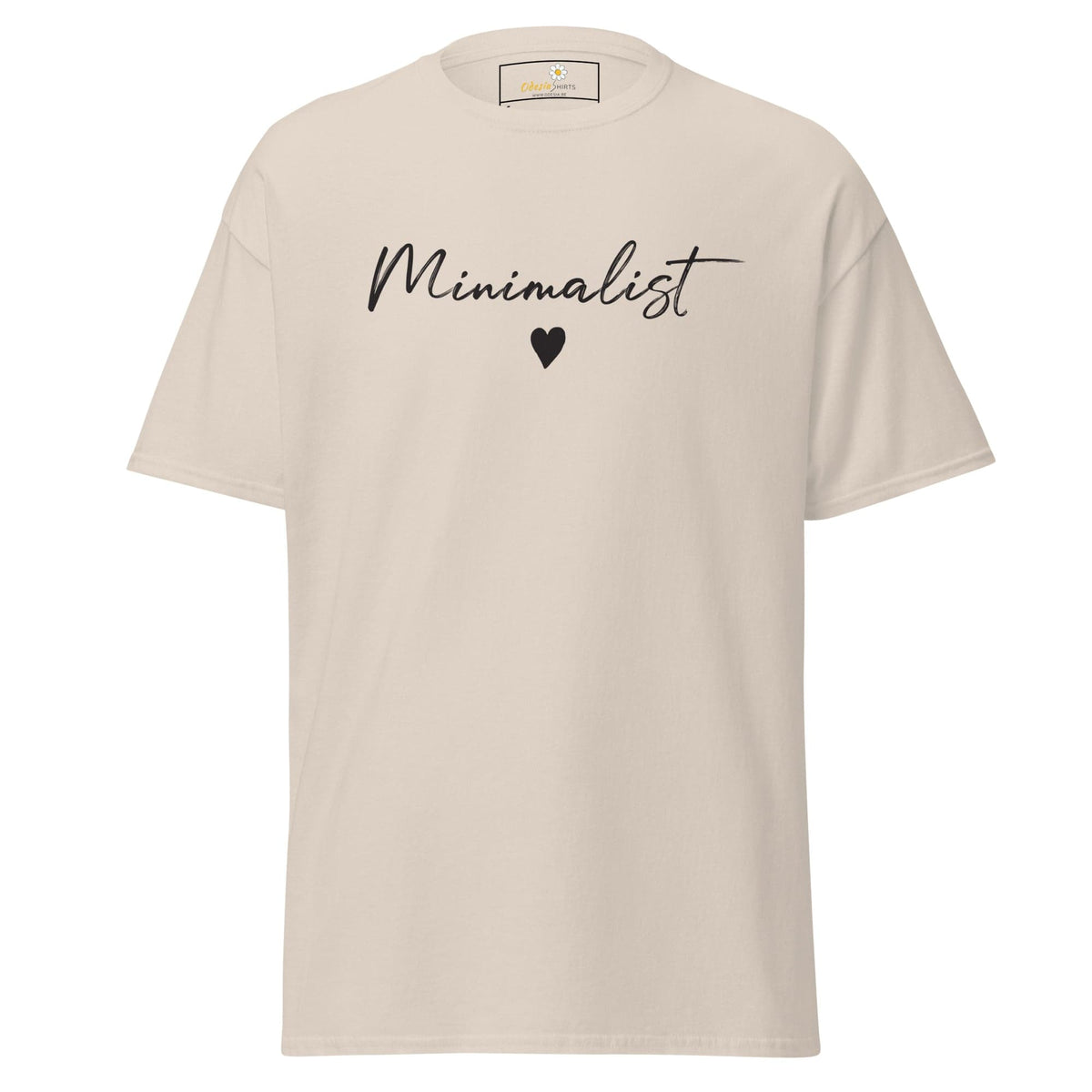 Unisex classic t-shirt - TEXT MINIMALIST - REGULAR - Natural / S