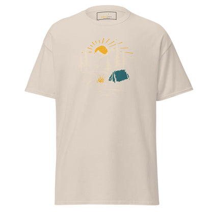 Unisex classic t-shirt - ADVENTURE CAMPFIRE CIRCLE - REGULAR - Natural / S