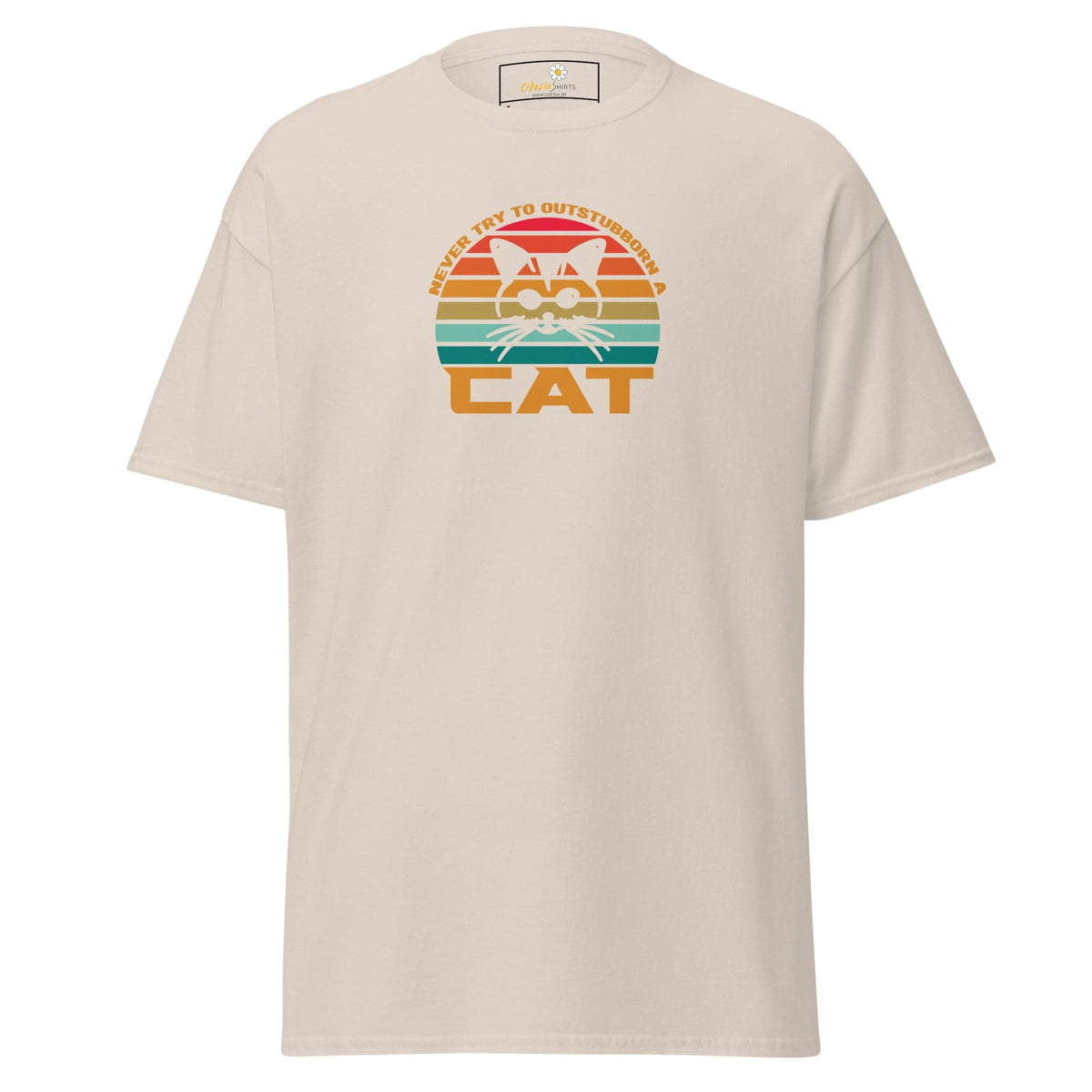 Unisex classic t-shirt - ANIMALS DONT TRY CAT - REGULAR - Natural / S