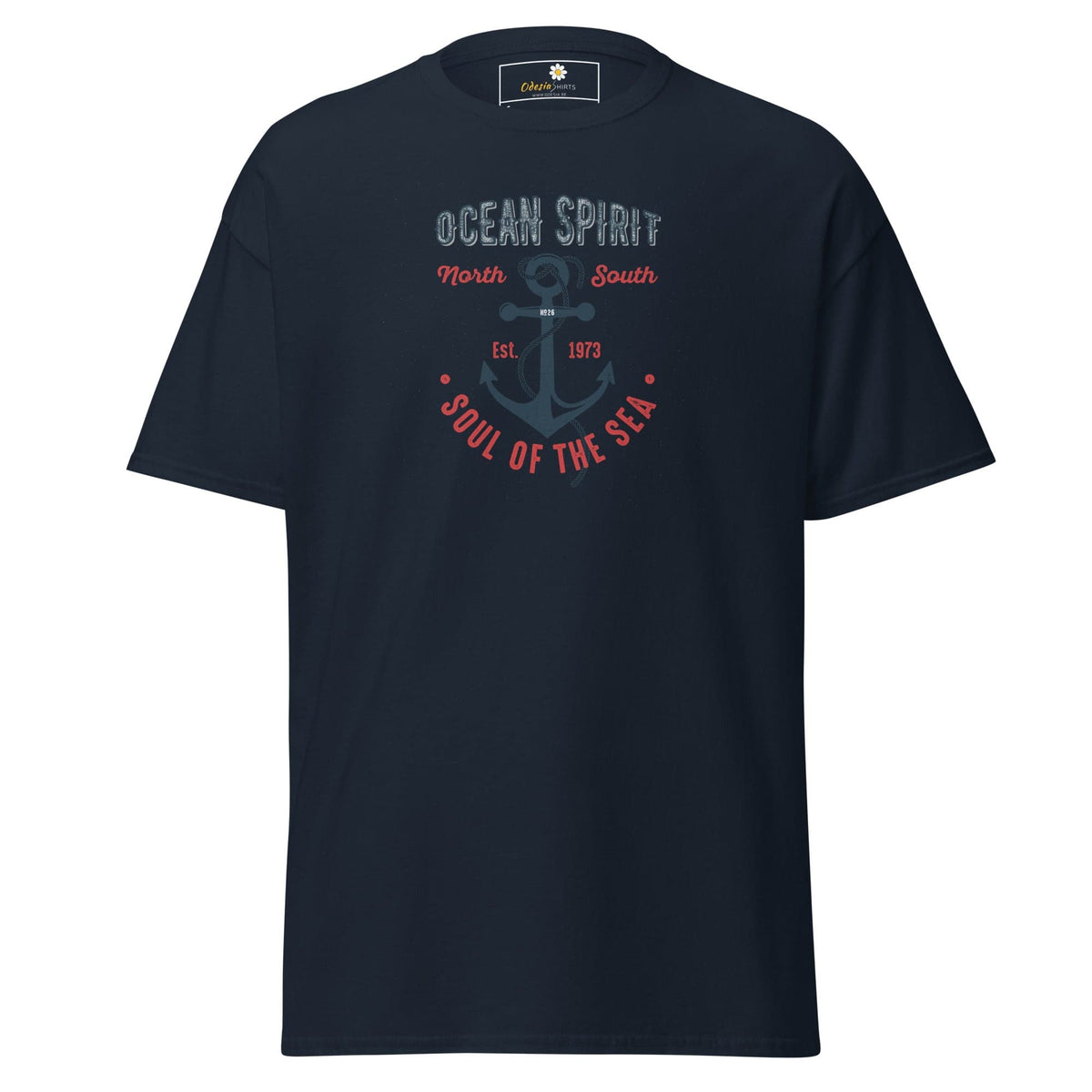 Unisex classic t-shirt - SEALIFE OCEAN SPIRIT SOUL OF SEA - REGULAR - Navy / S