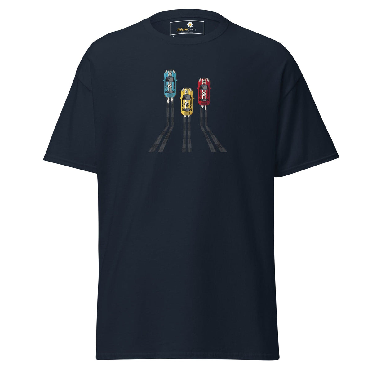 Unisex classic t-shirt - SPORT RACING CARS - REGULAR - Navy / S