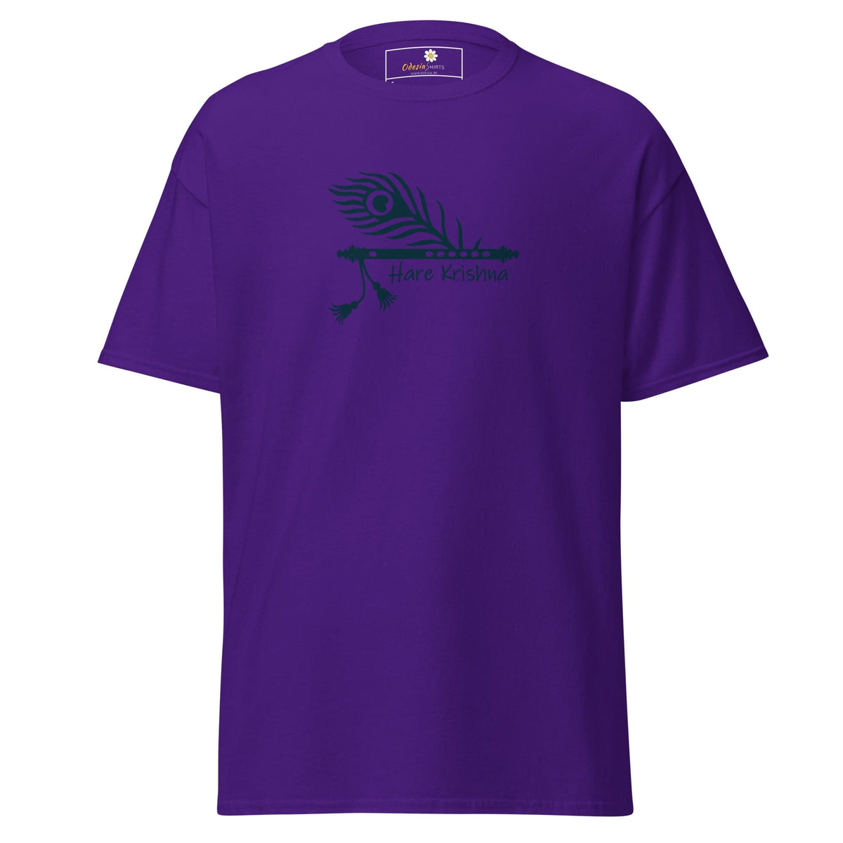 Unisex classic t-shirt - SPIRITUAL HARE KRISHNA - REGULAR - Purple / S