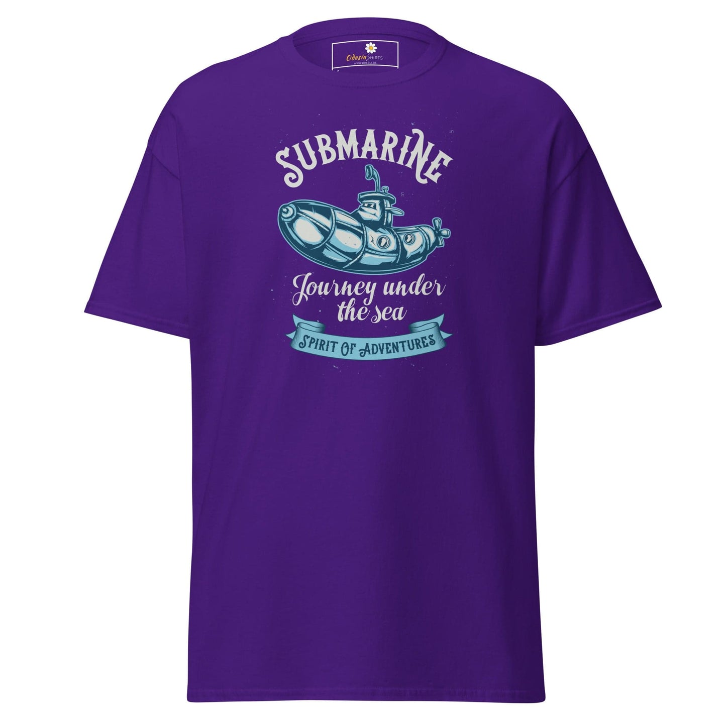 Unisex classic t-shirt - ADVENTURE SUBMARINE JOURNEY - REGULAR - Purple / S