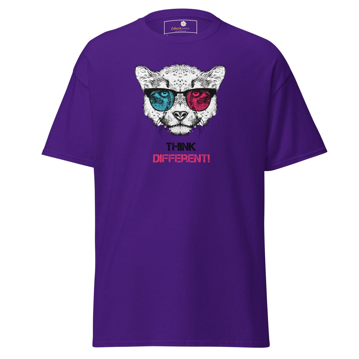 Unisex classic t-shirt - FANTASY THINK DIFFERENT - REGULAR - Purple / S