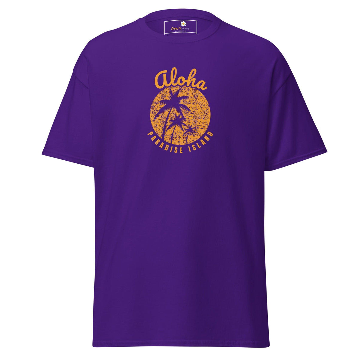Unisex classic t-shirt - SUMMER COUNTRY PARADISE ISLAND - REGULAR - Purple / S