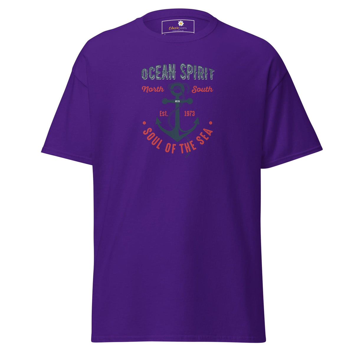 Unisex classic t-shirt - SEALIFE OCEAN SPIRIT SOUL OF SEA - REGULAR - Purple / S