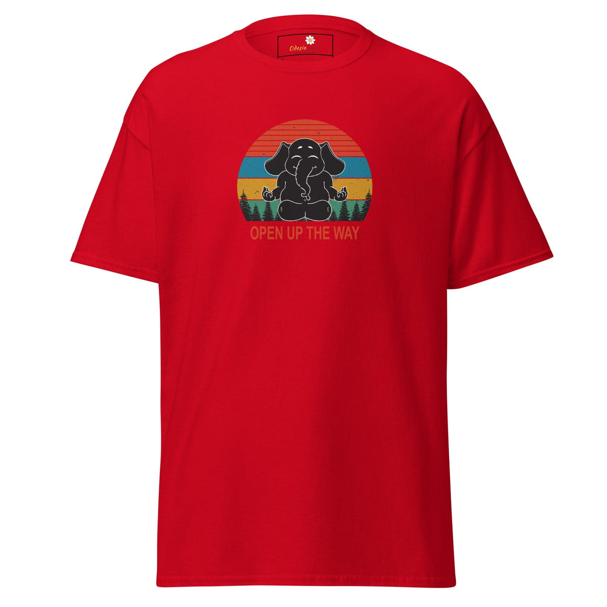 Unisex classic t-shirt - WILDLIFE ELEPHANT SPIRITUAL - REGULAR - Red / S