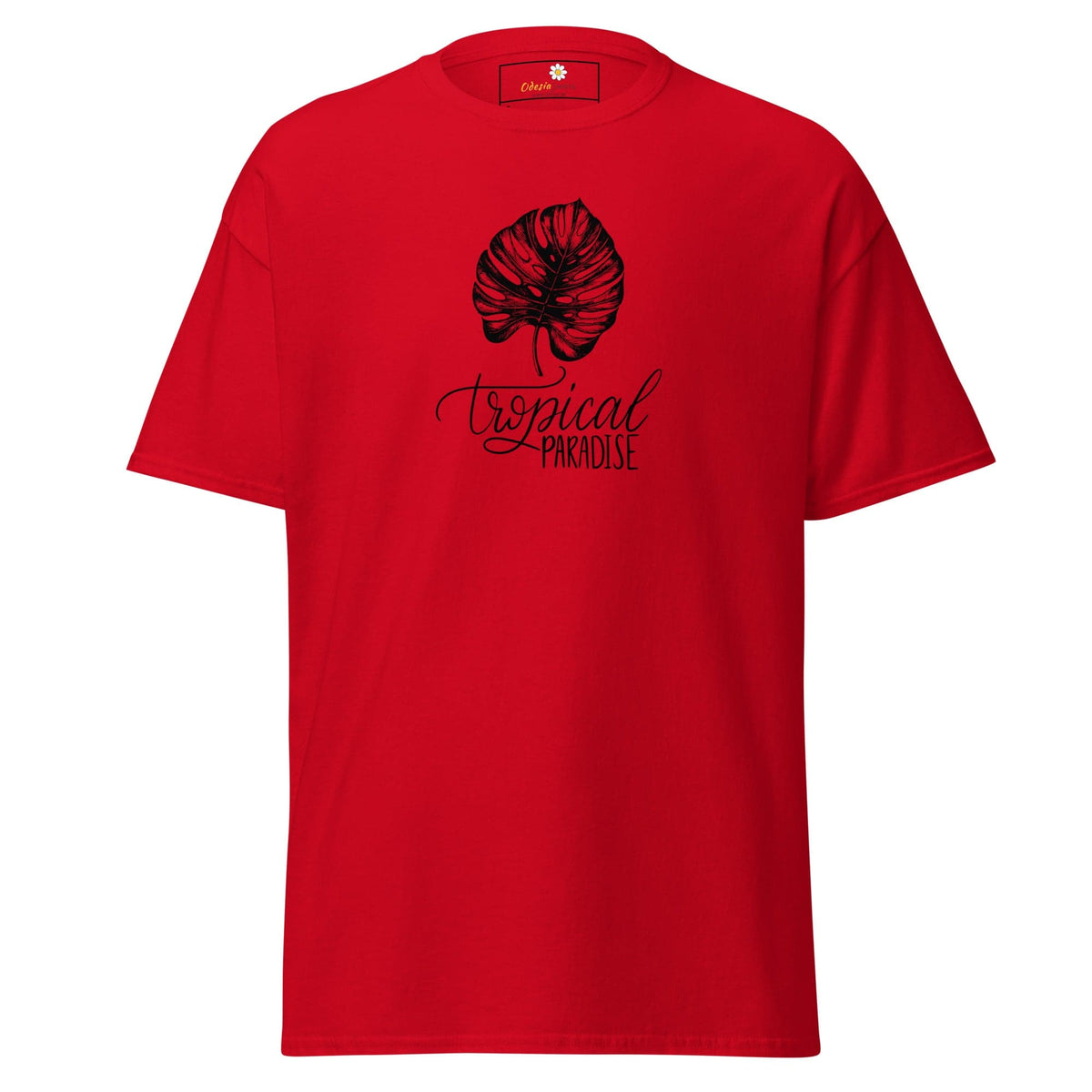 Unisex classic t-shirt - NATURE TROPICAL PARADISE - REGULAR - Red / S