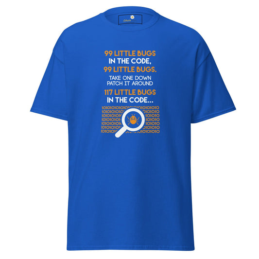 Unisex classic t-shirt - IT 99 LITTLE BUGS - REGULAR - Royal / S
