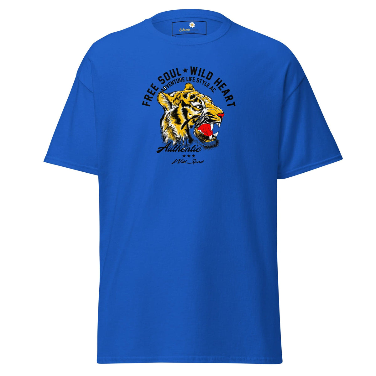 Blue graphic T-shirt for Men and Women available in sizes S to XL