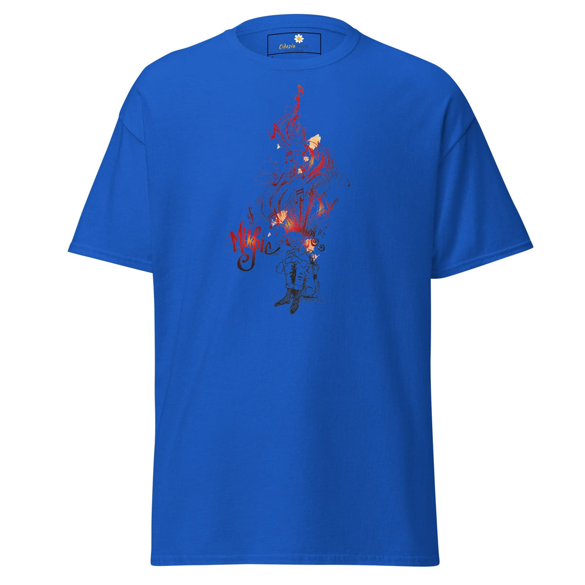 Unisex classic t-shirt - MUSIC GUY THOUGHTS - REGULAR - Royal / S