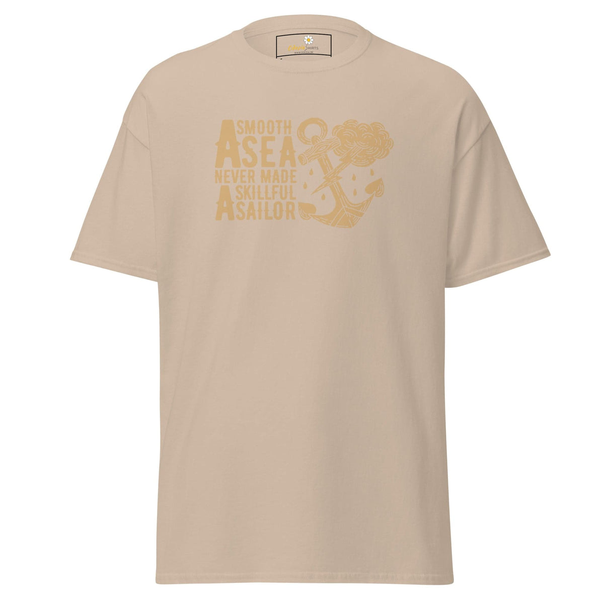 Unisex classic t-shirt - SEALIFE SMOOTH SEA MADE SAILOR - REGULAR - Sand / S
