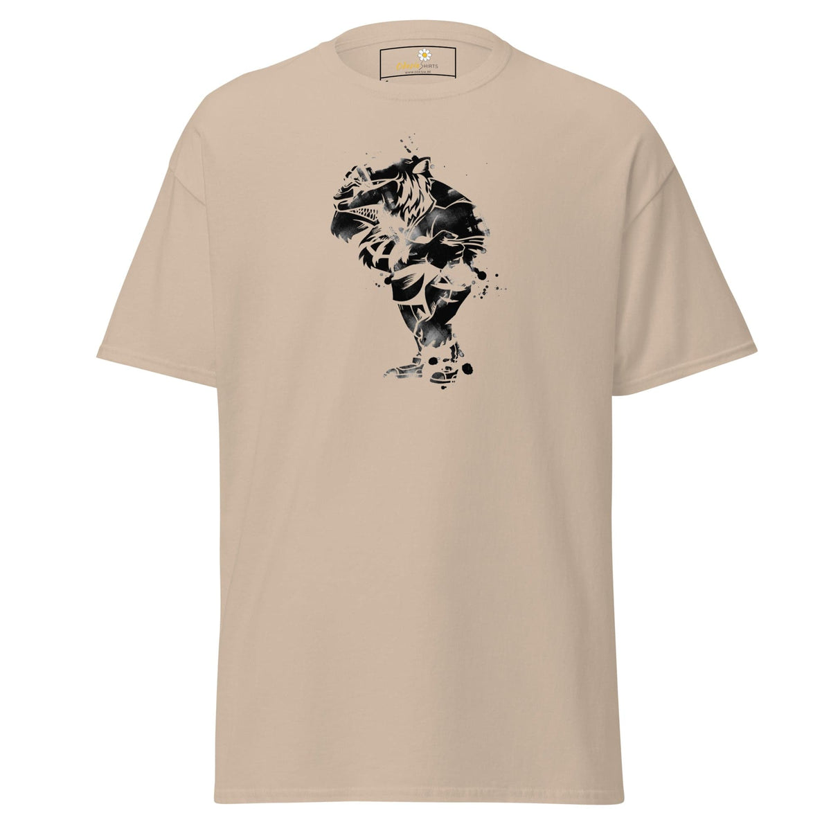 Unisex classic t-shirt - FANTASY STRANGE DUDE - REGULAR - Sand / S