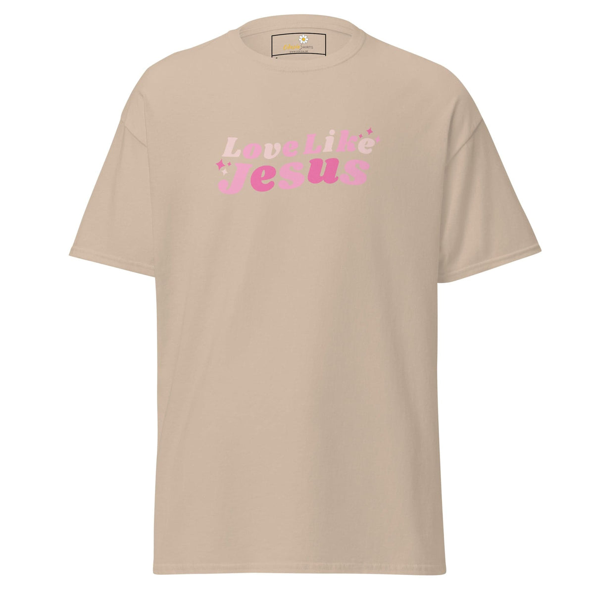 Unisex classic t-shirt - SPIRITUAL LOVE LIKE JESUS - REGULAR - Sand / S