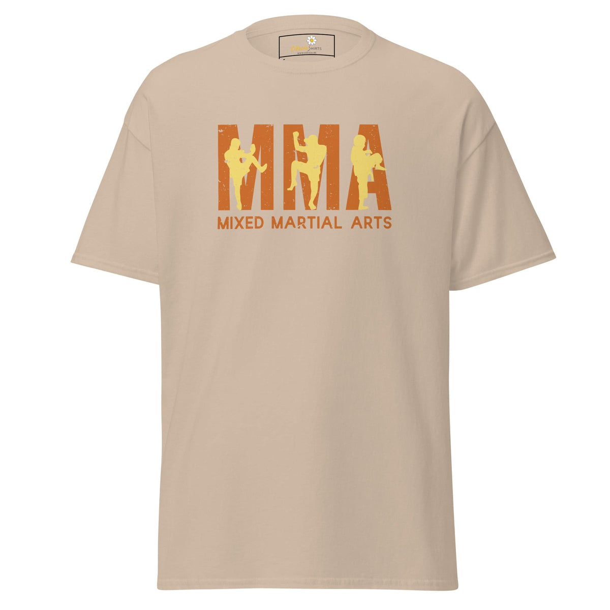 Unisex classic t-shirt - SPORT MMA MIXED MARTIAL - REGULAR - Sand / S