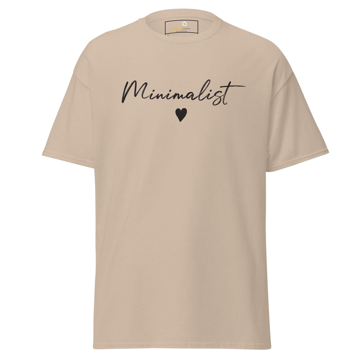 Unisex classic t-shirt - TEXT MINIMALIST - REGULAR - Sand / S