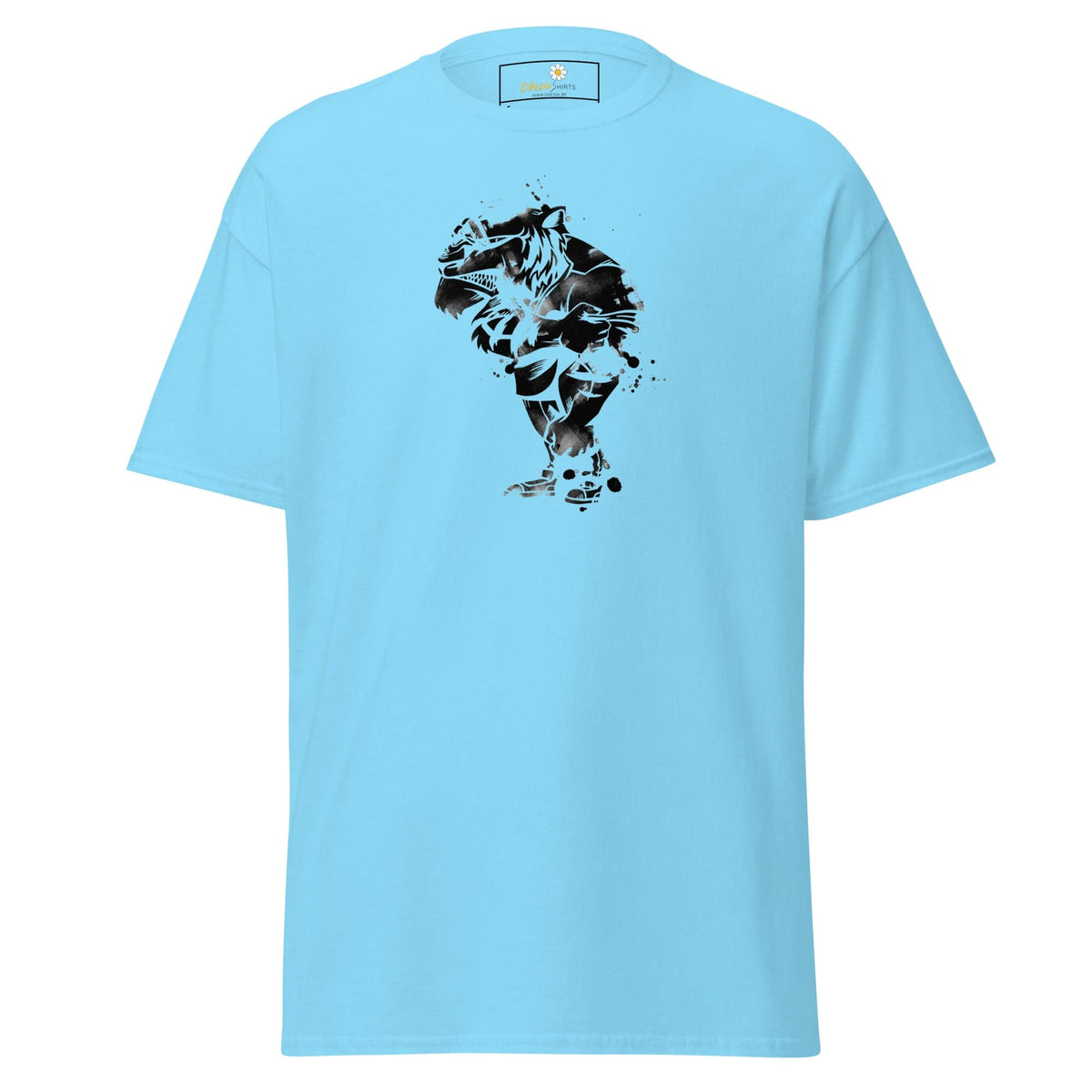 Unisex classic t-shirt - FANTASY STRANGE DUDE - REGULAR - Sky / S