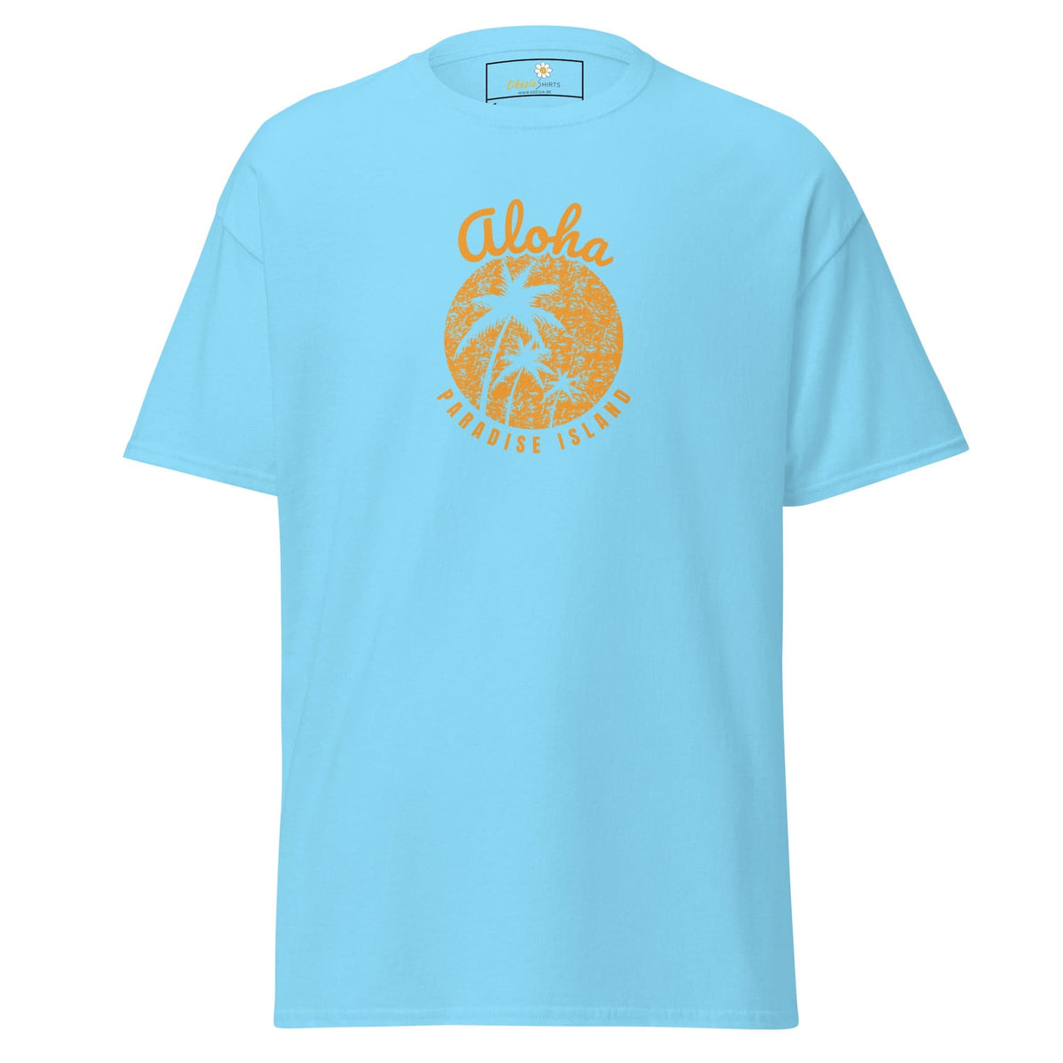 Unisex classic t-shirt - SUMMER COUNTRY PARADISE ISLAND - REGULAR - Sky / S