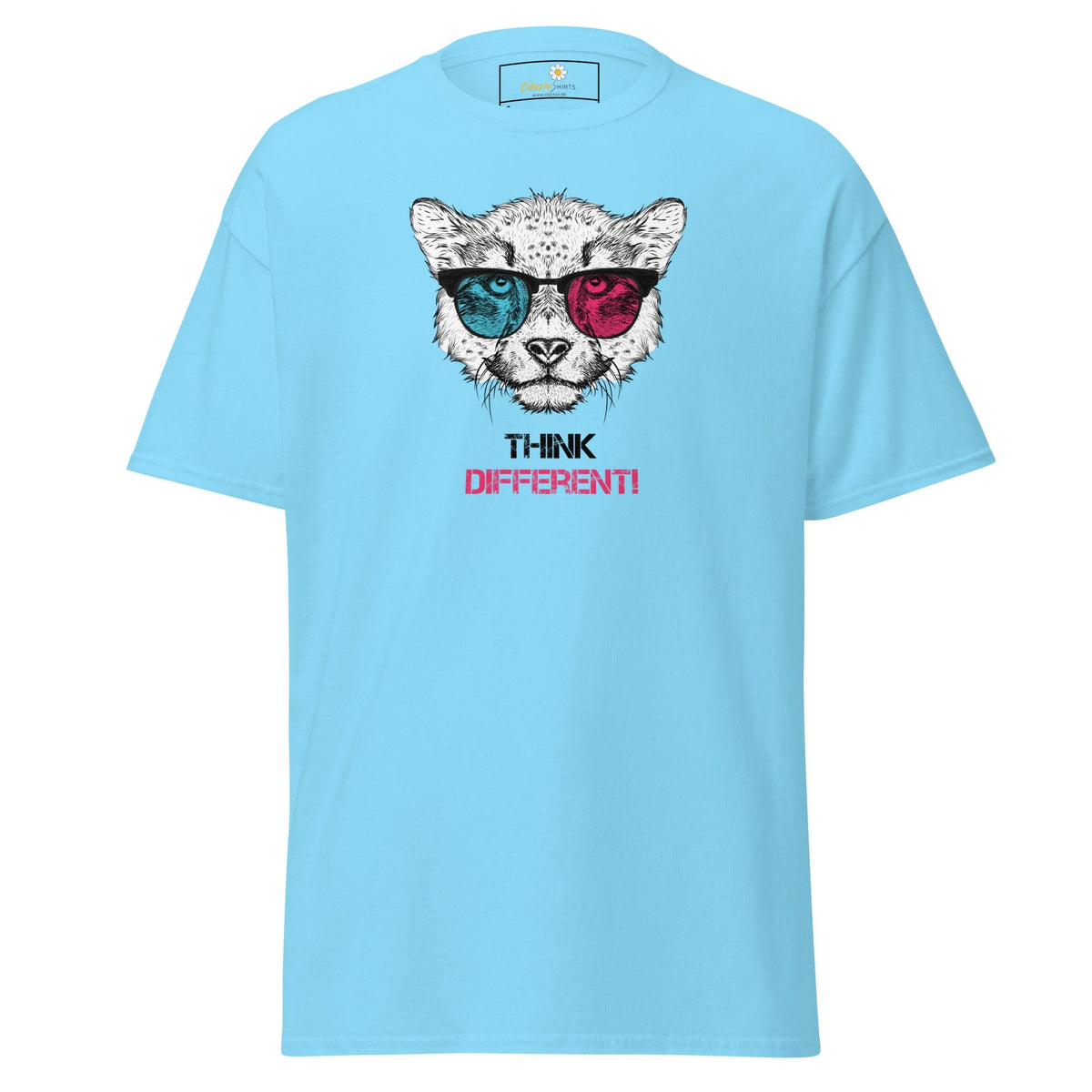 Unisex classic t-shirt - FANTASY THINK DIFFERENT - REGULAR - Sky / S