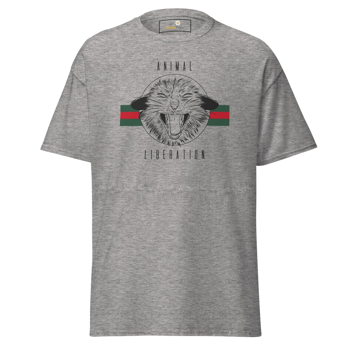 Unisex classic t-shirt - VEGAN ANIMAL LIBERATION - REGULAR - Sport Grey / S