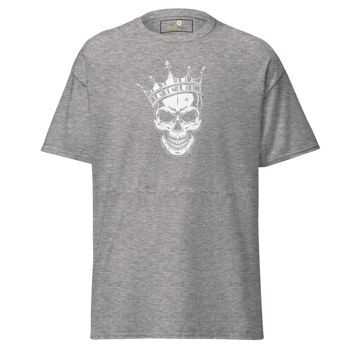 Unisex classic t-shirt - SKULL KING - REGULAR - Sport Grey / S