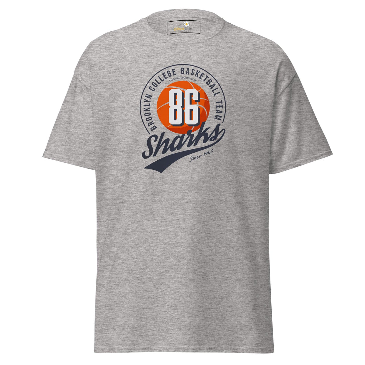 Unisex classic t-shirt - SPORT 86 SHARKS - REGULAR - Sport Grey / S