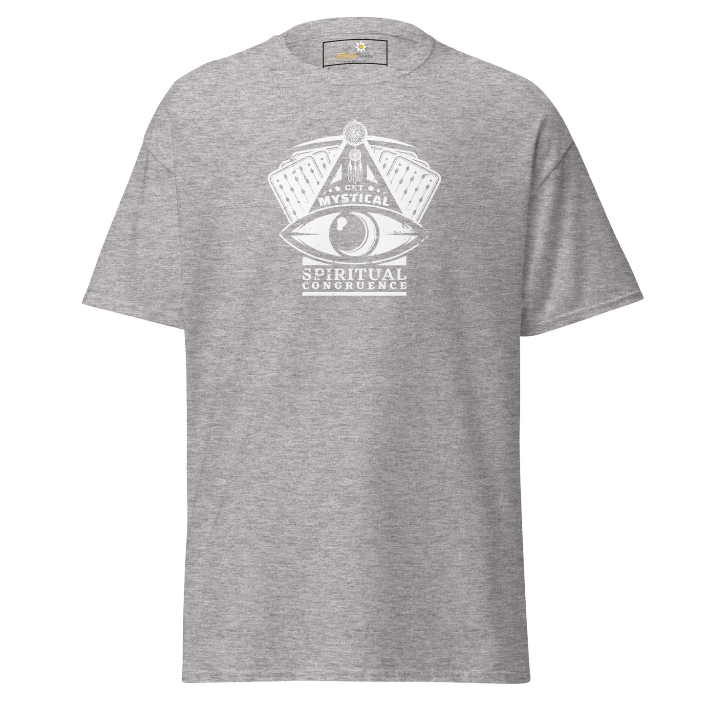 Unisex classic t-shirt - MYSTIC CARDS EYE - REGULAR - Sport Grey / S