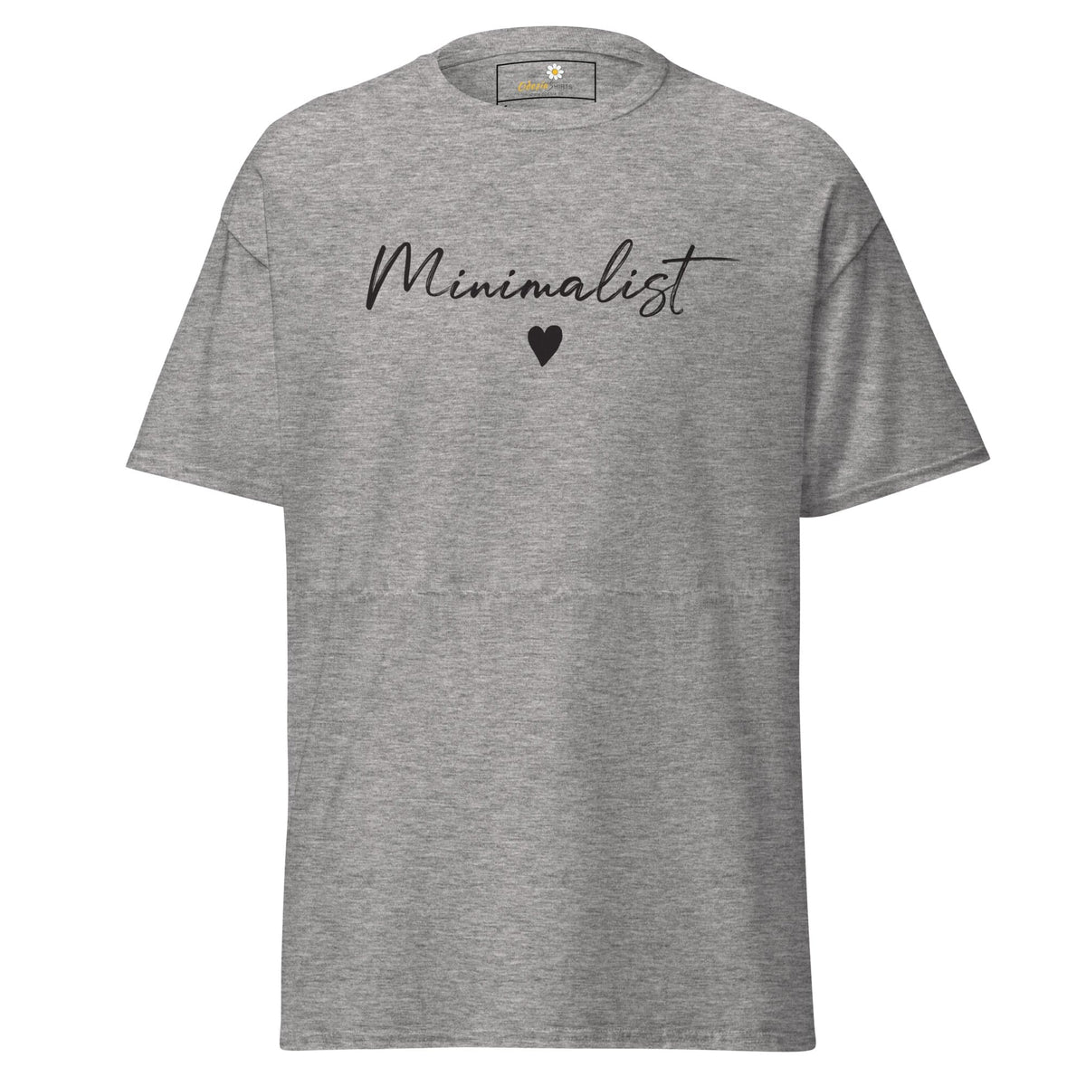 Unisex classic t-shirt - TEXT MINIMALIST - REGULAR - Sport Grey / S