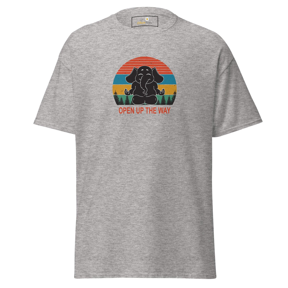 Unisex classic t-shirt - WILDLIFE ELEPHANT SPIRITUAL - REGULAR - Sport Grey / S