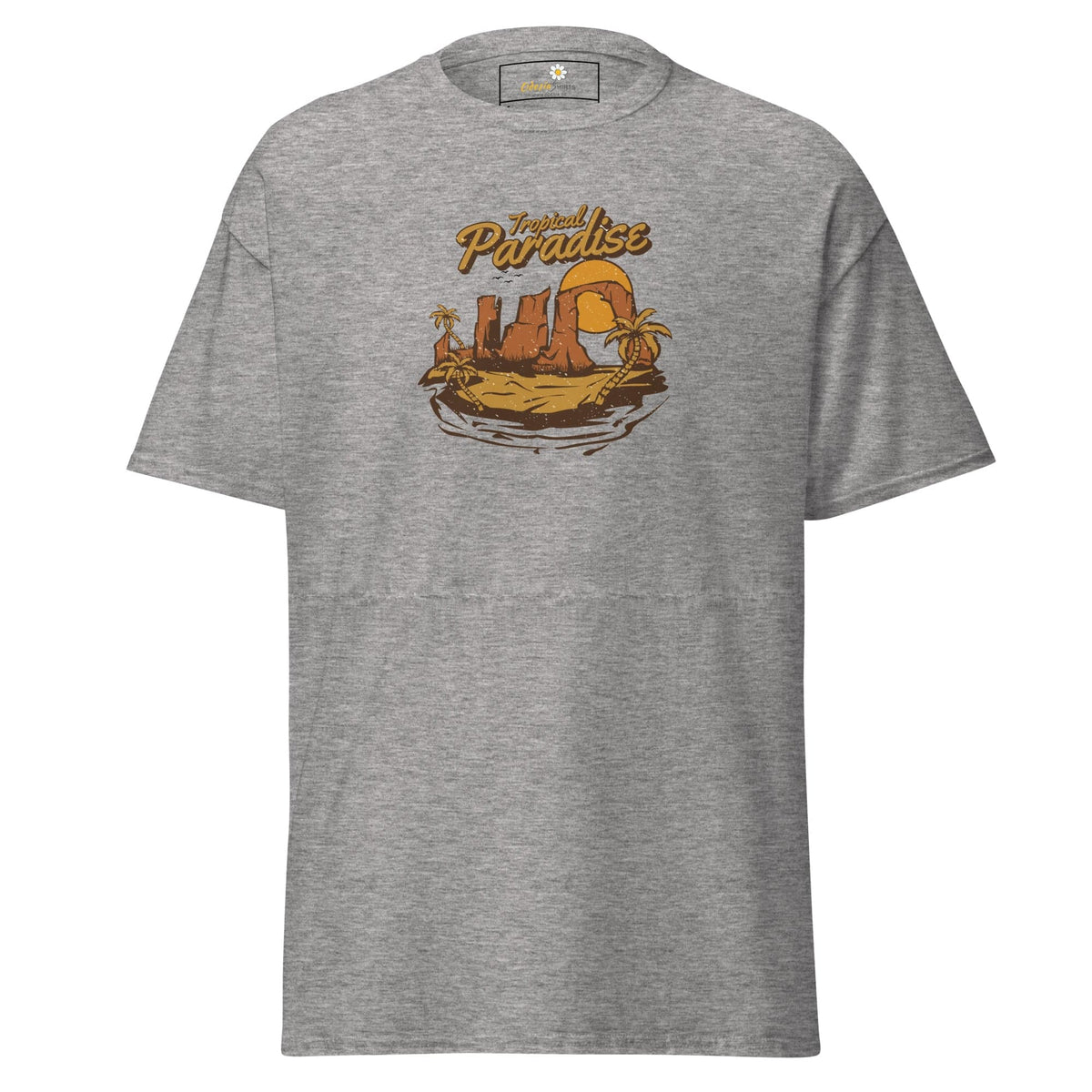 Unisex classic t-shirt - SUMMER TROPICAL PARADISE - REGULAR - Sport Grey / S