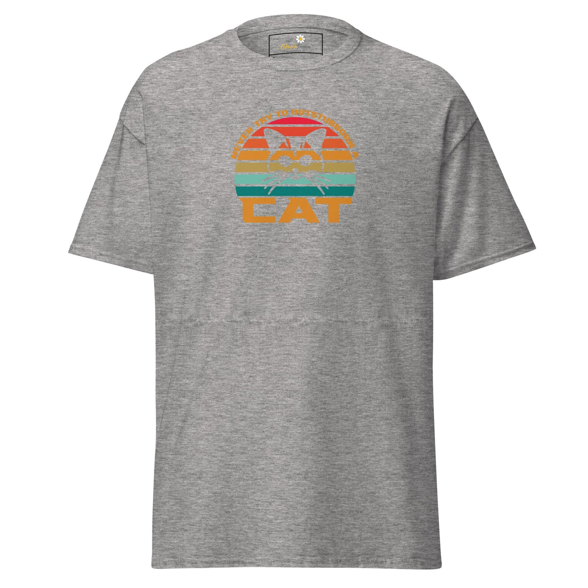 Unisex classic t-shirt - ANIMALS DONT TRY CAT - REGULAR - Sport Grey / S