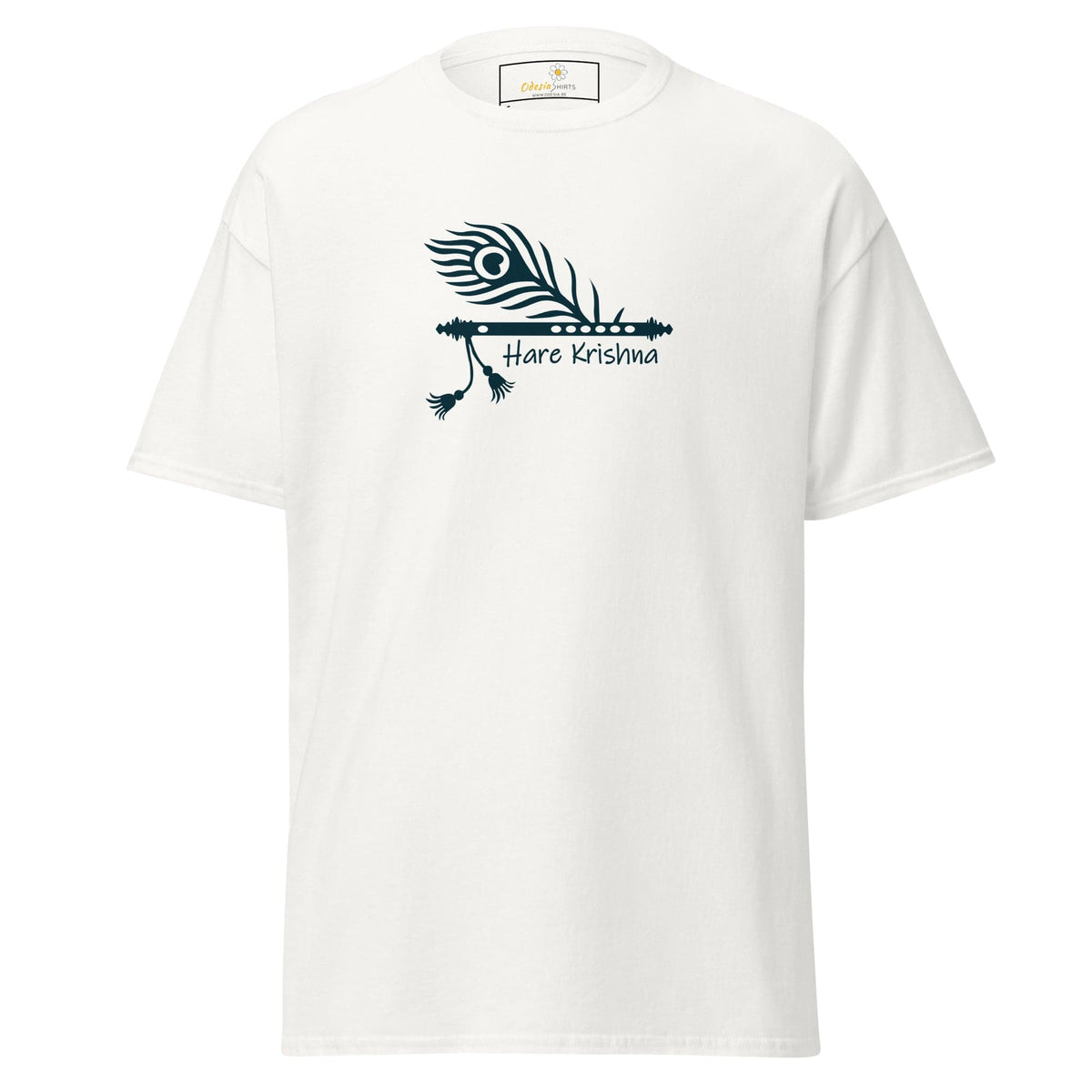 Unisex classic t-shirt - SPIRITUAL HARE KRISHNA - REGULAR - White / S
