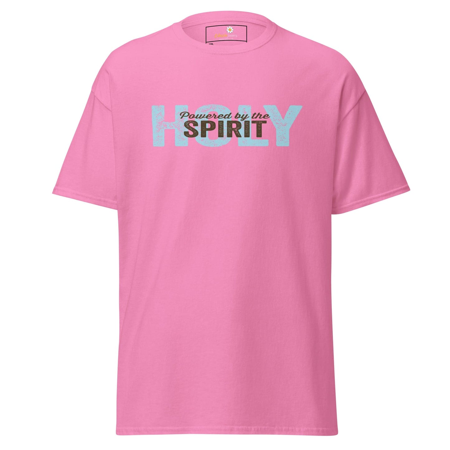 Pink T-shirt with text from T-SHIRT DESIGN TEE for Men and Women in 2XL to 5XL