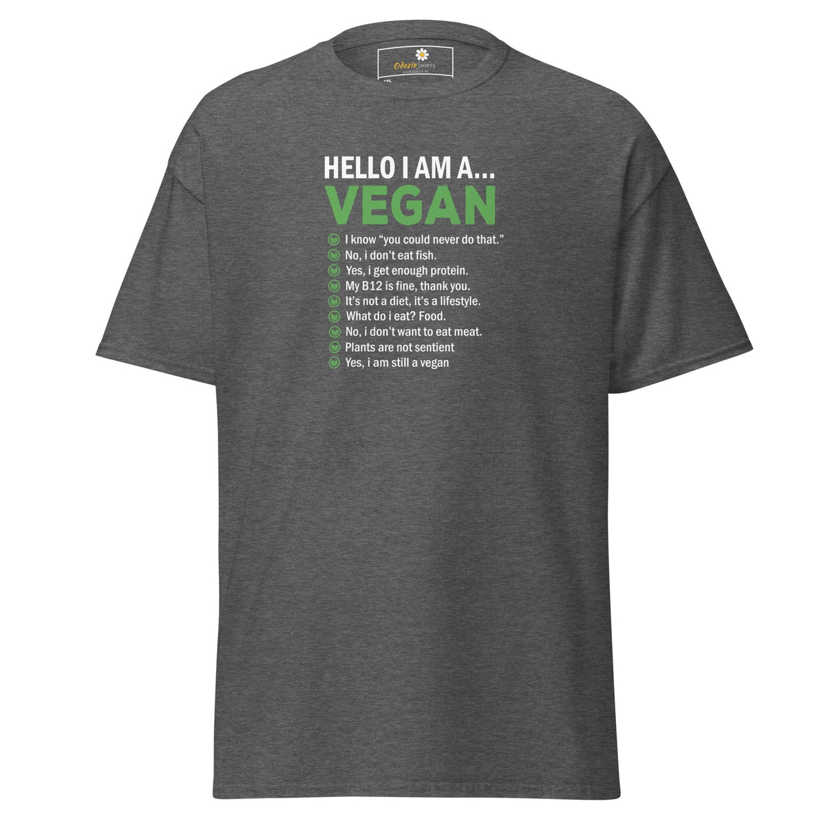 T-shirt Design Tee • Men / Women • [2xl-5xl] - Dark Heather / 2xl