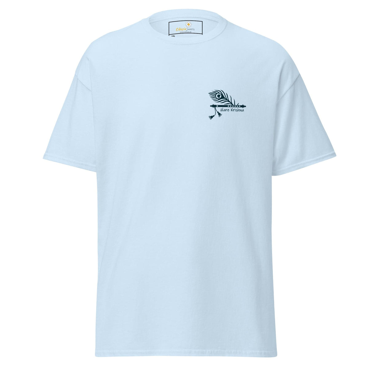 Light blue T-shirt from T-SHIRT DESIGN TEE for Men and Women in 2XL to 5XL