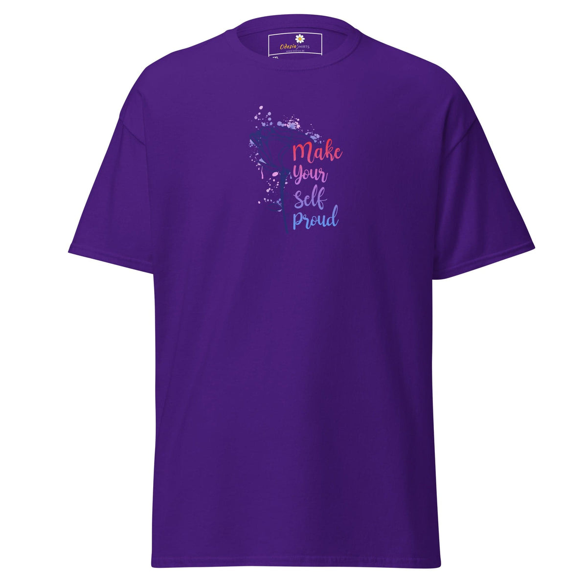 Purple T-shirt with motivational text from T-SHIRT DESIGN TEE for MEN and WOMEN sizes 2XL to 5XL