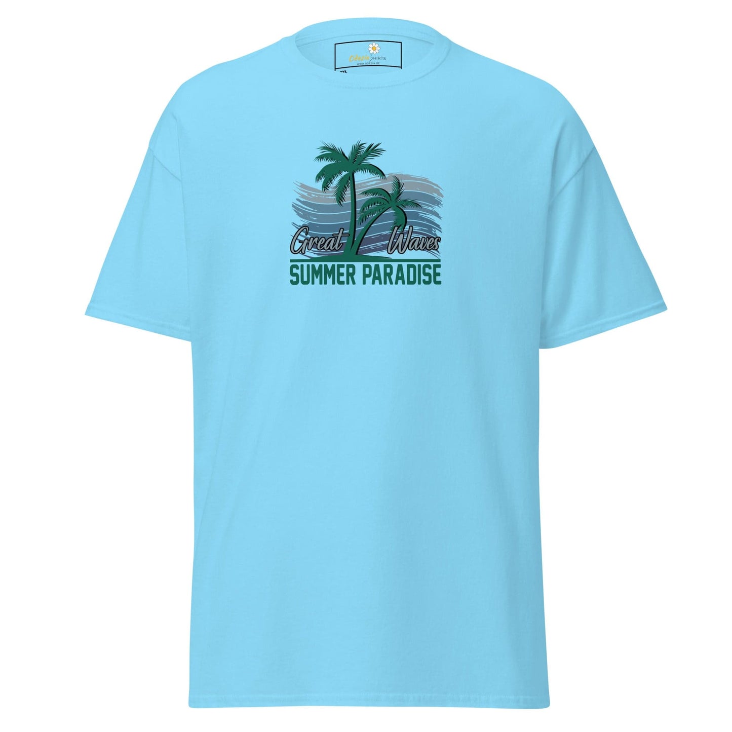 T-shirt Design Tee • Men / Women • [2xl-5xl] - Sky / 2xl